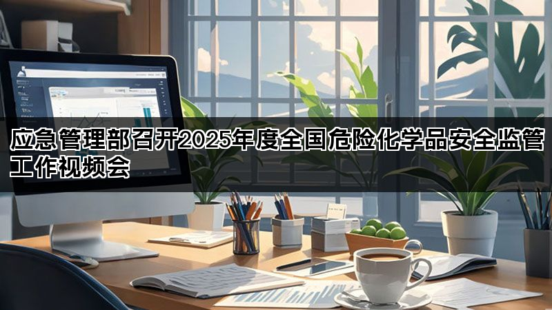 应急管理部召开2025年度全国危险化学品安全监管工作视频会