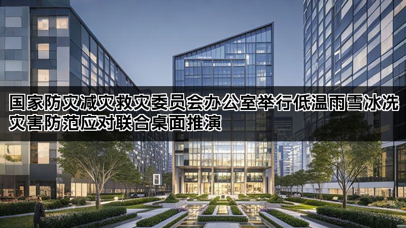 国家防灾减灾救灾委员会办公室举行低温雨雪冰冻灾害防范应对联合桌面推演