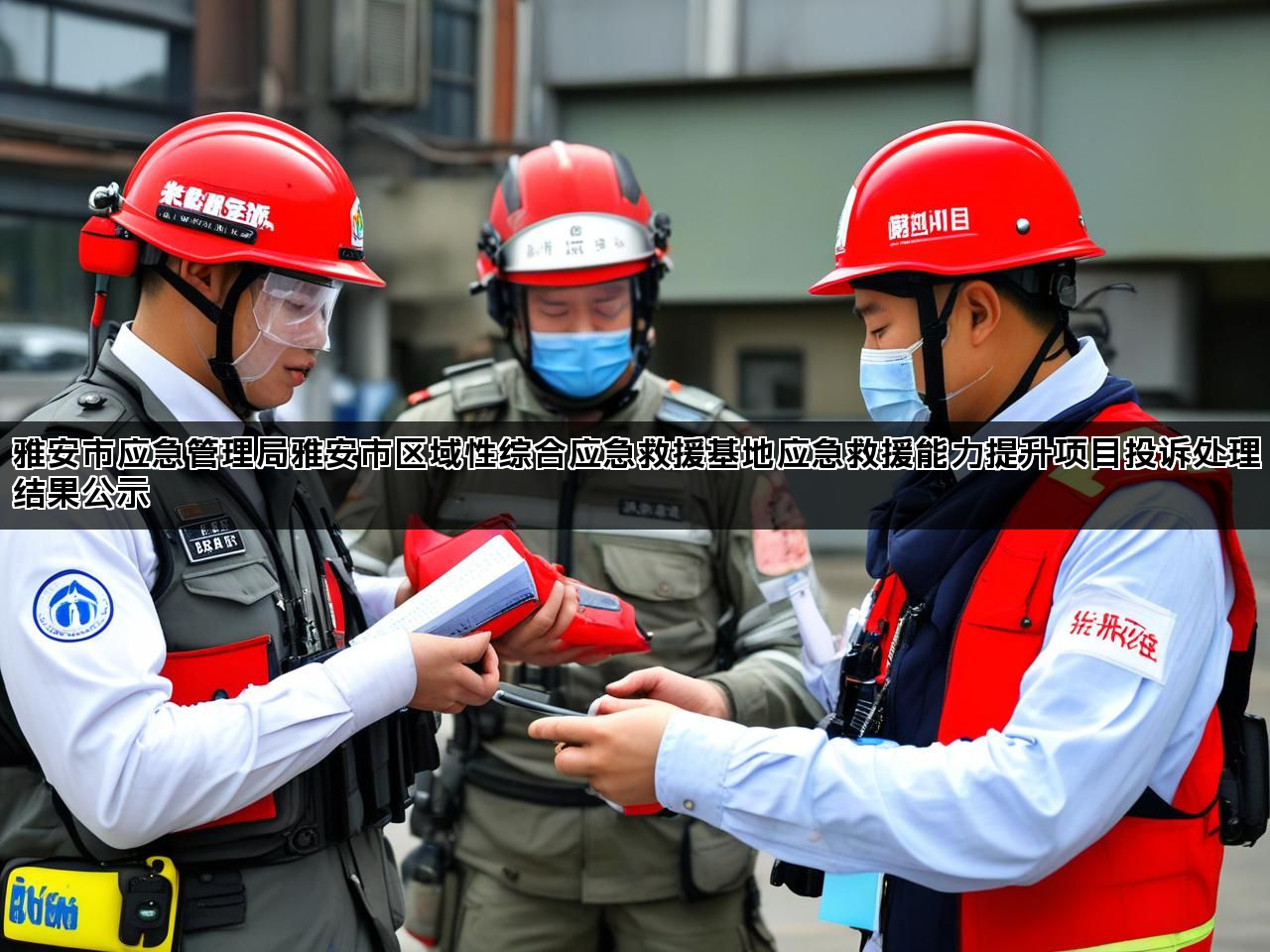 雅安市应急管理局雅安市区域性综合应急救援基地应急救援能力提升项目投诉处理结果公示