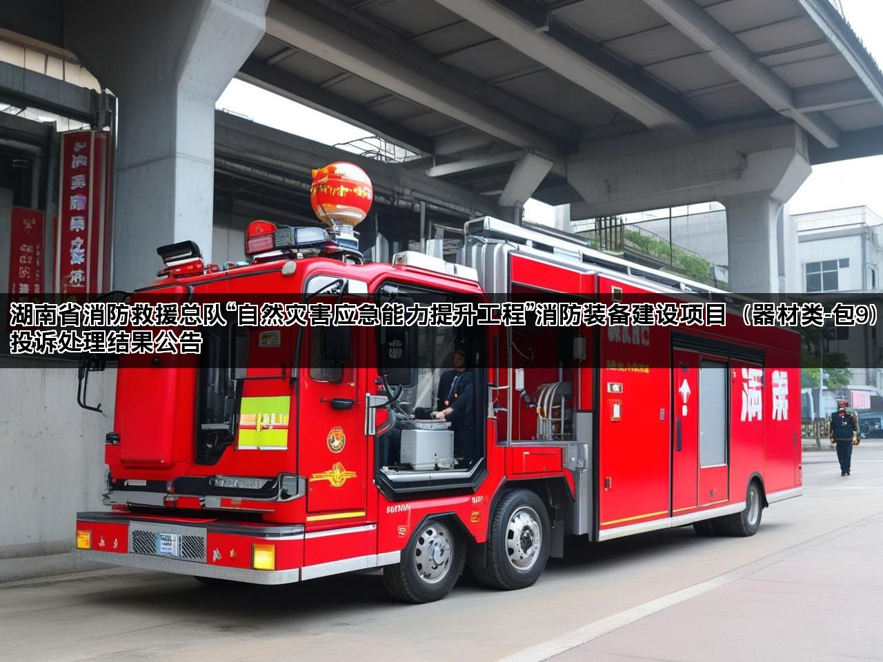 湖南省消防救援总队“自然灾害应急能力提升工程”消防装备建设项目（器材类-包9）投诉处理结果公告