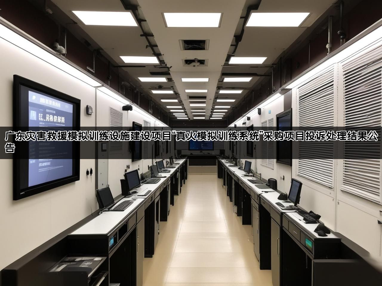 广东灾害救援模拟训练设施建设项目“真火模拟训练系统”采购项目投诉处理结果公告